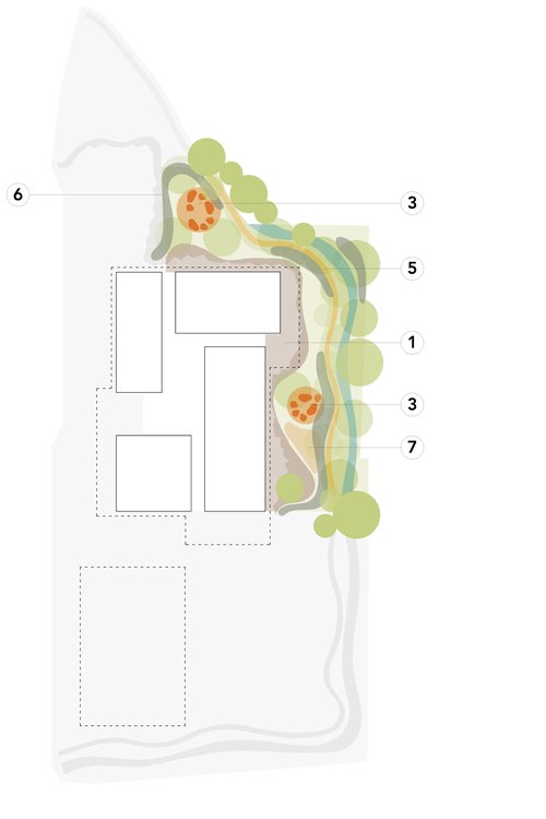 Architecture de CCHE pour le concours de l'école de Siviriez Suisse