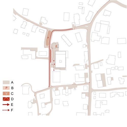 Architecture de CCHE pour le concours de l'école de Siviriez Suisse