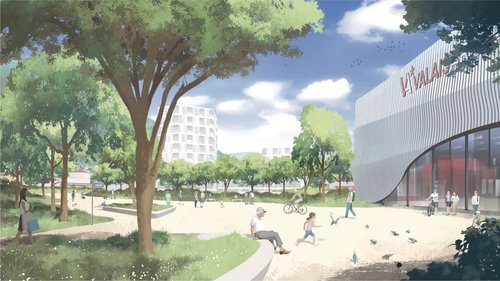 Architecture de CCHE pour Sierre Arena Suisse