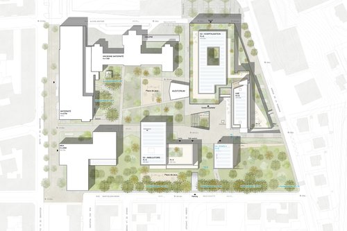 Concours d'architecture de CCHE pour l'Hôpital des enfants