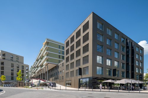 Architecture et Réalisation de CCHE pour le Quartier résidentiel à Bussigny Côté Gare Suisse