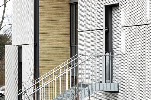 Architecture de CCHE pour La Résidence étudiante du Grand Morillon Suisse