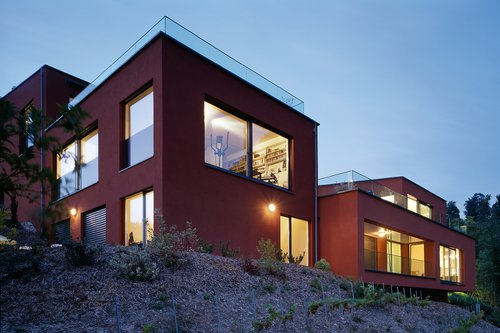 Architecture de CCHE pour les Villas la Lutrive Suisse