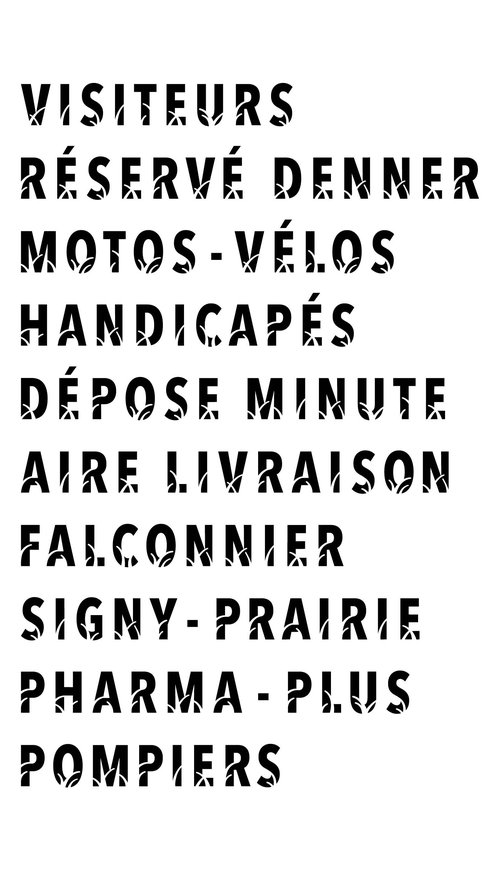 Signalétique de CCHE pour La Petite Prairie