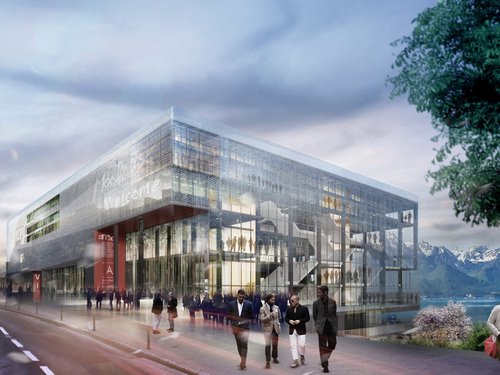 Architecture de CCHE pour le Centre de congrès 2m2c à Montreux Suisse