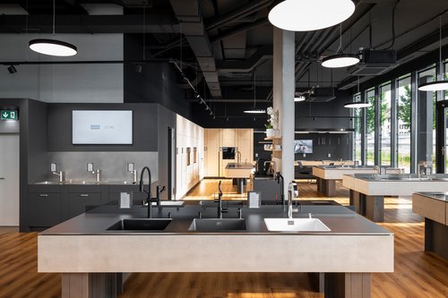 Architecture d'Intérieur de CCHE pour le Showroom Suter Inox à Crissier Suisse