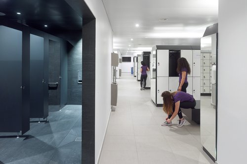 Architecture d'intérieur pour le Migros FitnessParc de Malley Suisse