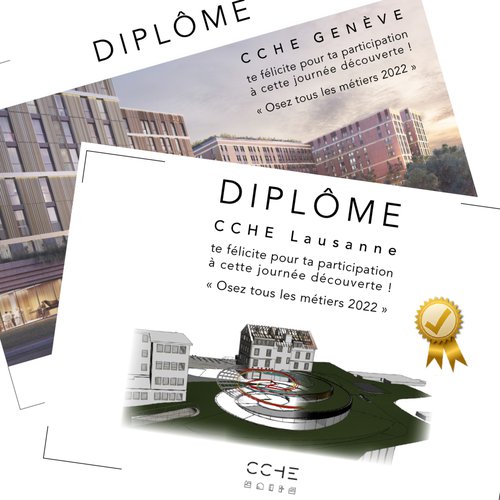 Actualité de CCHE pour la journée oser tous les métiers (JOM) 2022