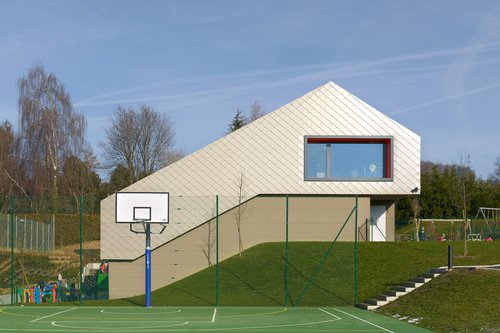 © Thomas Jantscher Architecture de CCHE pour l'International school of Lausanne ISL Suisse
