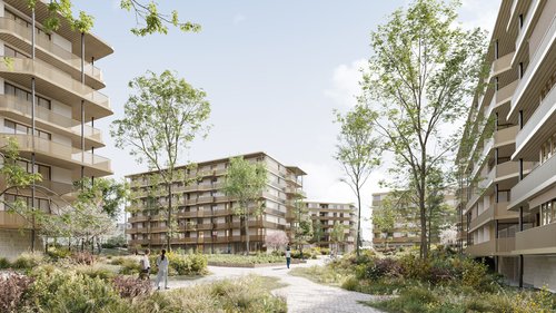 Concours d'architecture de CCHE pour les Tuileries 1 à Epalinges Suisse