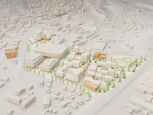 Architecture de CCHE pour Sierre Arena Suisse