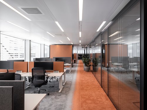 Architecture d'intérieur de CCHE pour l'aménagement de bureaux à Lausanne