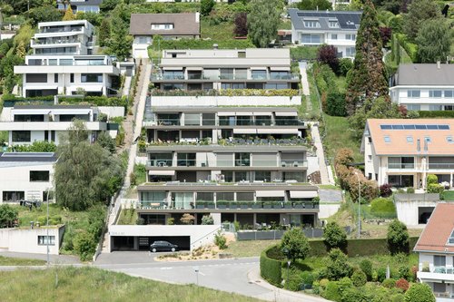 Architecture de CCHE pour les terrasses du Bois de Chênes Suisse