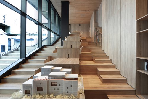 Architecture de CCHE pour La Résidence étudiante du Grand Morillon Suisse