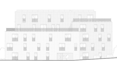 Architecture de CCHE pour les jardin de Prilly à Lausanne