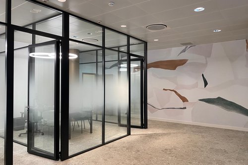 Transformation et rénovation intérieure de CCHE pour le Crédit agricole next bank Suisse