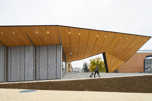 © Michel Denancé Architecture de CCHE du bâtiment public EPFL Artlab Suisse