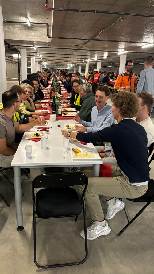 Actualité de CCHE pour le bouquet de chantier du quartier Ley Outre à Crissier Suisse