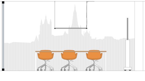 Architecture d'intérieur de CCHE pour l'aménagement de bureaux à Lausanne
