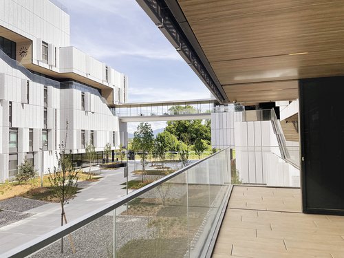 Architecture de CCHE pour La Résidence étudiante du Grand Morillon Suisse