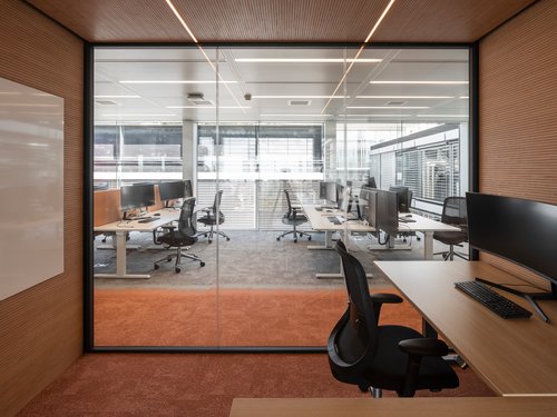 Architecture d'intérieur de CCHE pour l'aménagement de bureaux à Lausanne