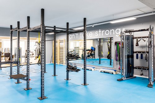 © NonStop Gym Architecture d'intérieur et rénovation de CCHE pour le fitness NonStop Gym à Malley Suisse