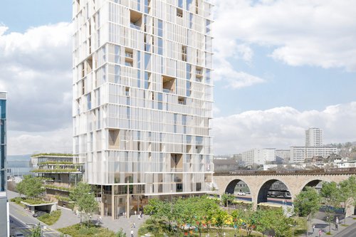 Concours d'architecture de CCHE pour la tour Tilia Suisse