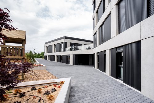 © Hiris Images Urbanisme et Architecture de CCHE pour le quartier d'habitation Le Grand Chemin Nord Suisse