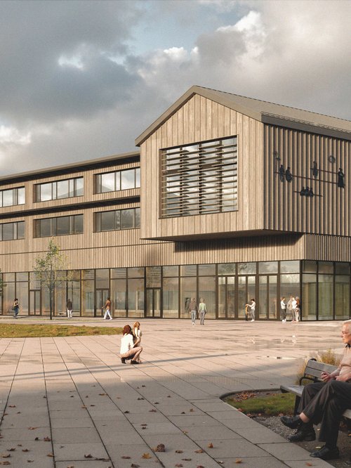 Architecture de CCHE pour complexe scolaire "Chez le Maître"