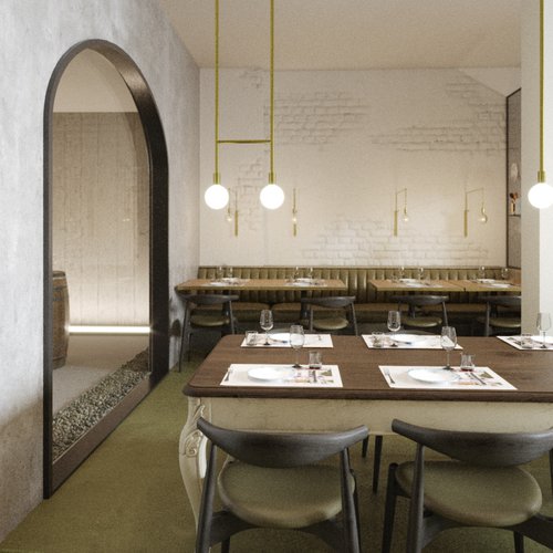 Architecture d'intérieur de CCHE pour la Brasserie le Vaudois Suisse