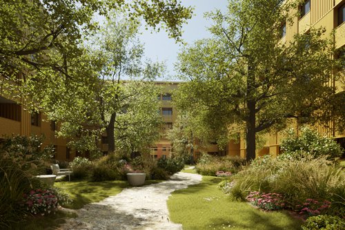 Architecture de CCHE pour des immeubles d'habitation La Suettaz Suisse