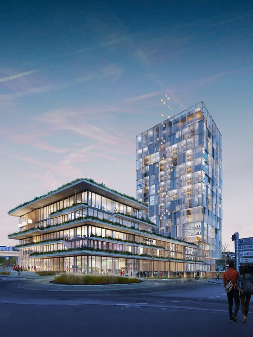 Concours d'architecture de CCHE pour la tour Tilia Suisse