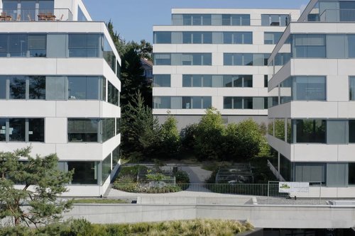 Architecture de CCHE du bâtiment administratif Grand'Rive Parc Suisse