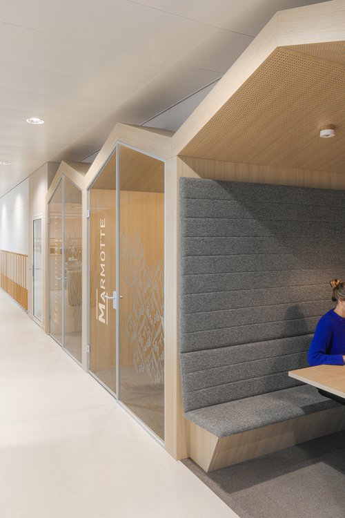 Architecture d'intérieur de CCHE pour Firmenich Suisse