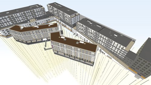 Urbanisme de CCHE pour le MEP du quartier Côté Gare 1030 Suisse