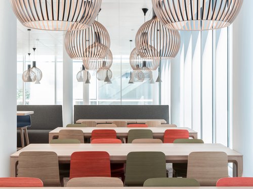 Architecture d'intérieur de CCHE pour Firmenich Suisse