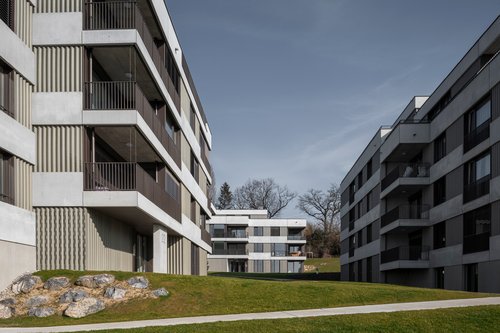 © Hiris Images Architecture de CCHE pour le Quartier Ley Outre à Crissier Suisse