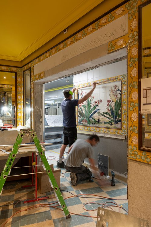Rénovation de la Brasserie Lipp à Genève Suisse