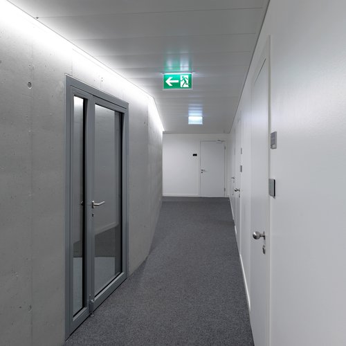 Architecture de CCHE du bâtiment administratif Flumeaux 41 Suisse