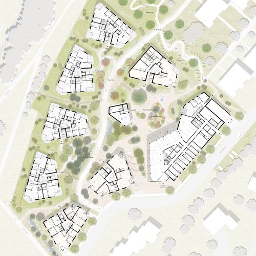 Architecture de CCHE pour Common Ground Moudon Suisse