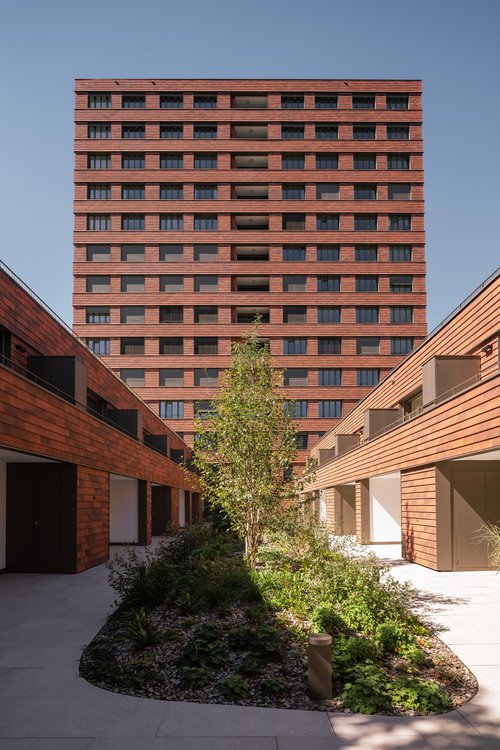 Urbanisme et Architecture de CCHE pour le quartier Ancienne Papeterie à Marly Suisse