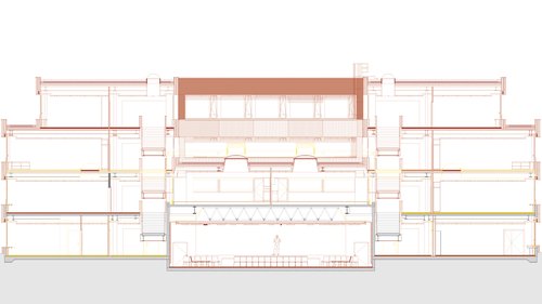 Architecture de CCHE pour le collège Mottier B Suisse