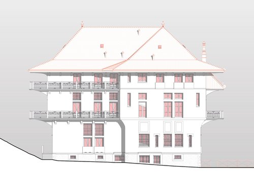 Architecture de CCHE pour le Manoir Hauteroche Suisse