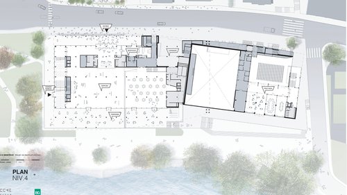 Architecture de CCHE pour le Centre de congrès 2m2c à Montreux Suisse 4