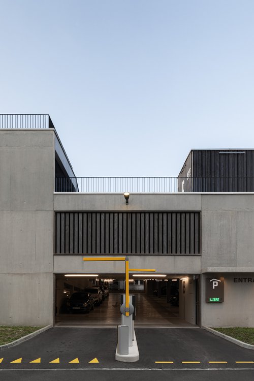 © Think Utopia Design de CCHE pour parking Musée Atelier Audemars Piguet