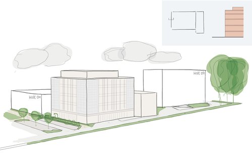 Développement du bâtiment data center The Hive 6 par CCHE - Suisse