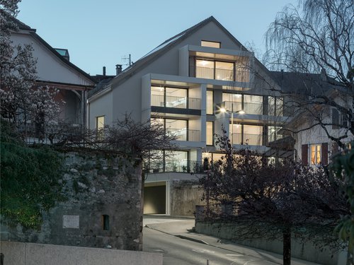 Architecture et réalisation de CCHE pour l'immeuble de logement la Colombière 29 Suisse