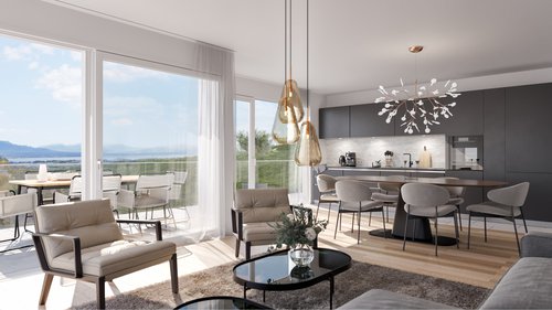 Architecture de CCHE pour les terrasses du Bois de Chênes Suisse