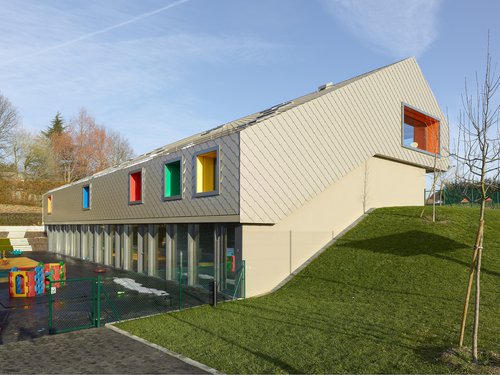 © Thomas Jantscher Architecture de CCHE pour l'International school of Lausanne ISL Suisse
