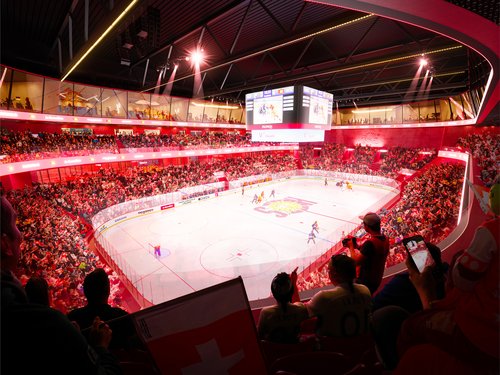 Architecture de CCHE pour Sierre Arena Suisse